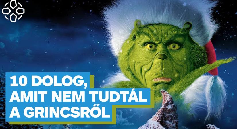 [VIDEÓ] 10 dolog, amit nem tudtál A Grincsről