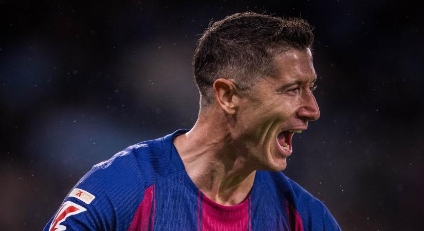 Bizarr állítás: a Barca vezérkara utasította Lewandowskit, hogy álljon le a góllövéssel