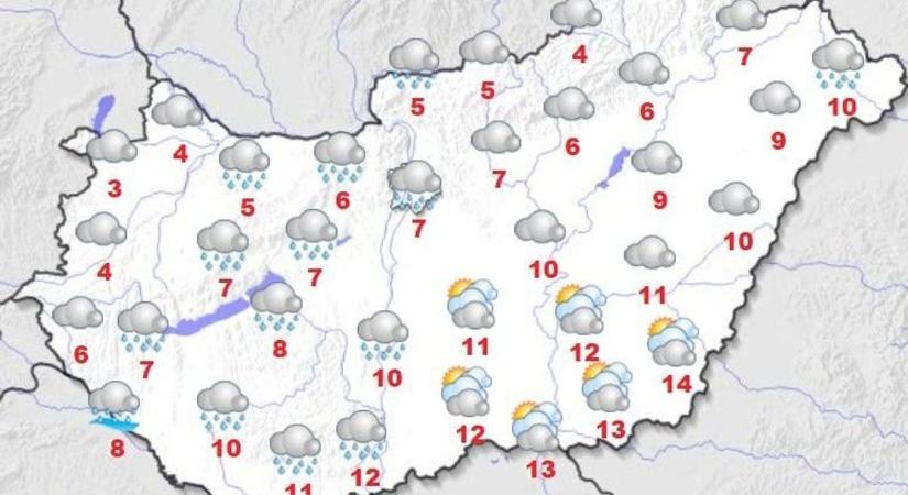 Időjárás: valahol már a hólapátra is szükség lesz!