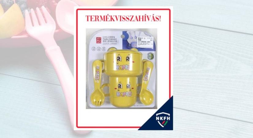 Ha ilyen étkészletet vett a gyermekének, ne használja!