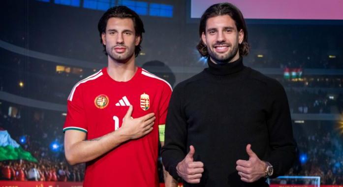 Átadták Szoboszlai Dominik viaszfiguráját a Madame Tussauds Budapest produkcióban