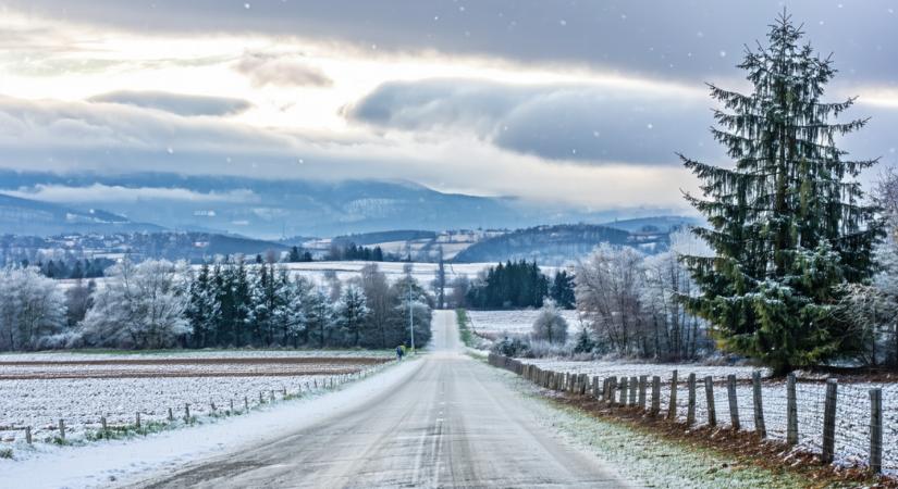 Megjöttek a hótérképek: errefelé hullhat nagyobb mennyiségű hó a napokban Magyarországon