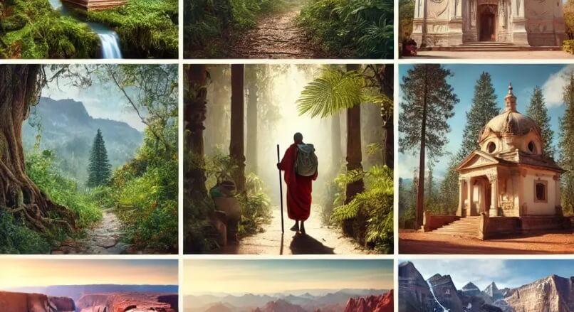 Spirituális utazások: helyek, ahol újra önmagadra találhatsz