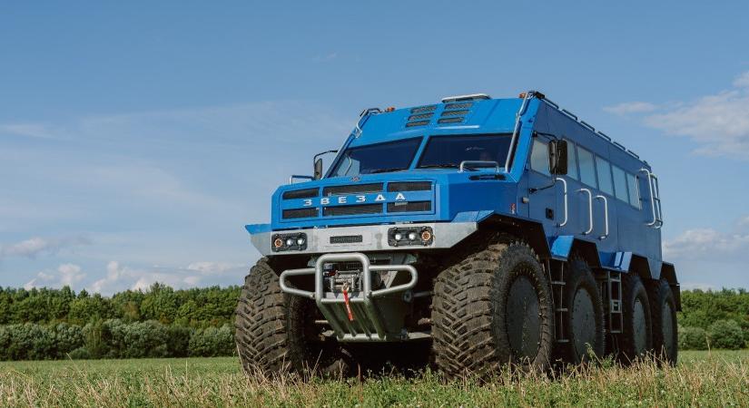 Itt az orosz gépszörny, aminek nemhogy aszfalt, de még talaj sem kell