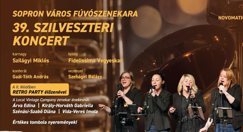 Sopron Város Fúvószenekara Szilveszteri koncert 2025