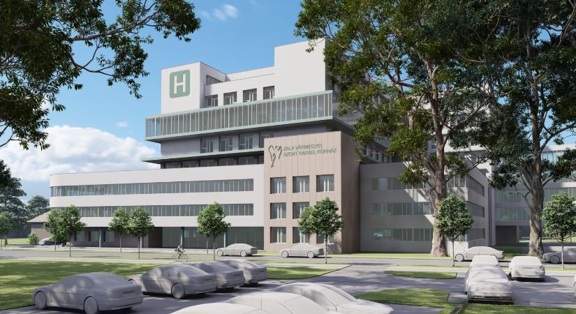 Új belgyógyászati tömb épül Zalaegerszegen