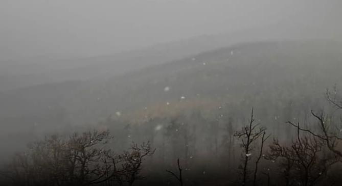 Hózápor fehérítette ki a Kendig-csúcsot