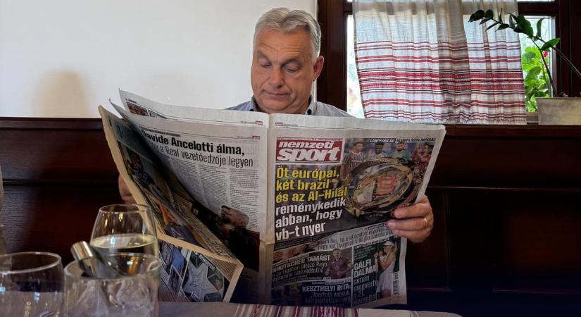 Orbán kedvenc lapjában arról írnak, hogy hiába a futballba öntött pénz, a rendszerből nem jön ki minőségi „termék”