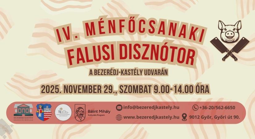IV. Ménfőcsanaki Falusi Disznótor