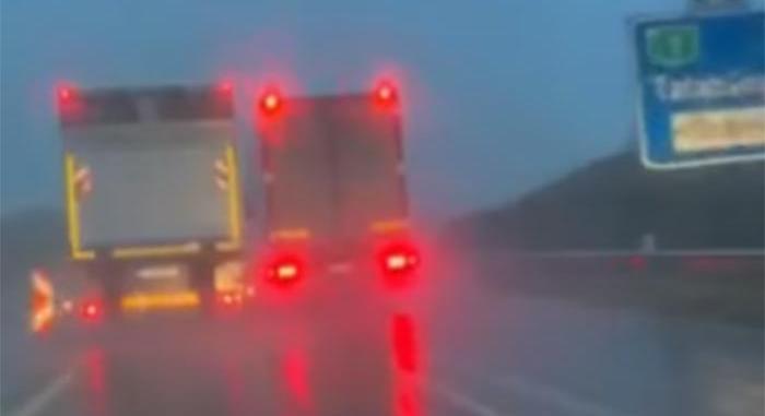 Rommá büntették a kamionost, aki 30 km-t ment az M1 belső sávjában