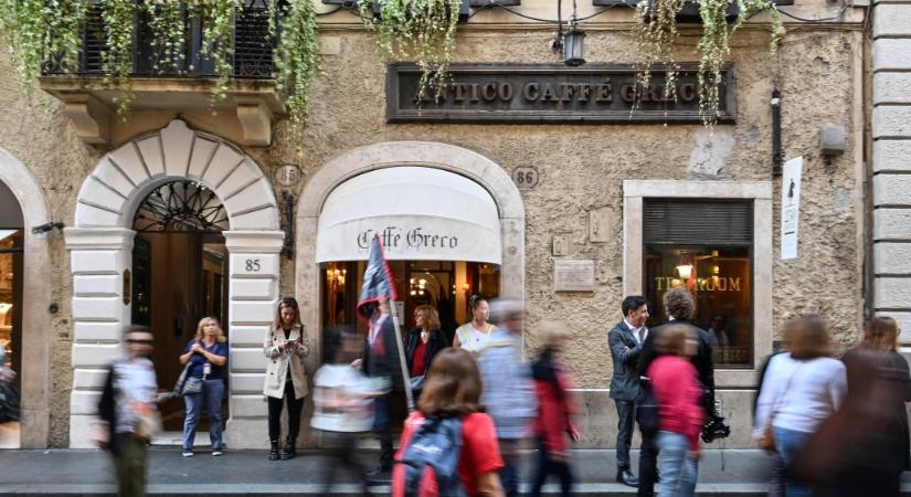 Bezárt Róma legrégebben működő kávéháza