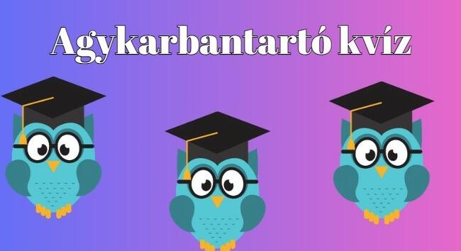 Agykarbantartó kvíz - Az emberek 20 százaléka tudja csak az összes kérdésre a helyes választ