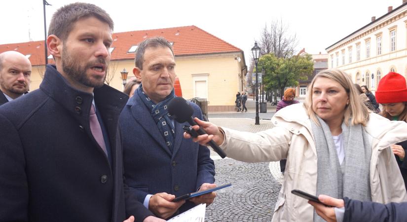 Šimečka Komáromban: a korábbi kormányok elhanyagolták a szlovákiai magyarok gondjait