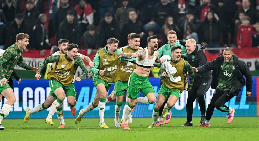 Ellenfelet kaptak a magyarokat búcsúztató írek