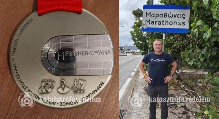 Bodor Barnabás tűzoltó szenvedélye a futás 