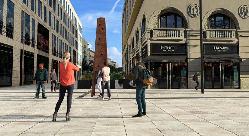 Brada – beléphető obeliszk