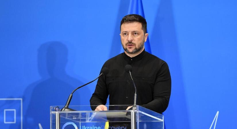 Zelenszkij fontos kijelentést tett az ukrajnai béketervről