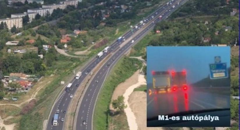 Döbbenet! 30 kilométeren keresztül előzött a kamionos az autópályán - videó