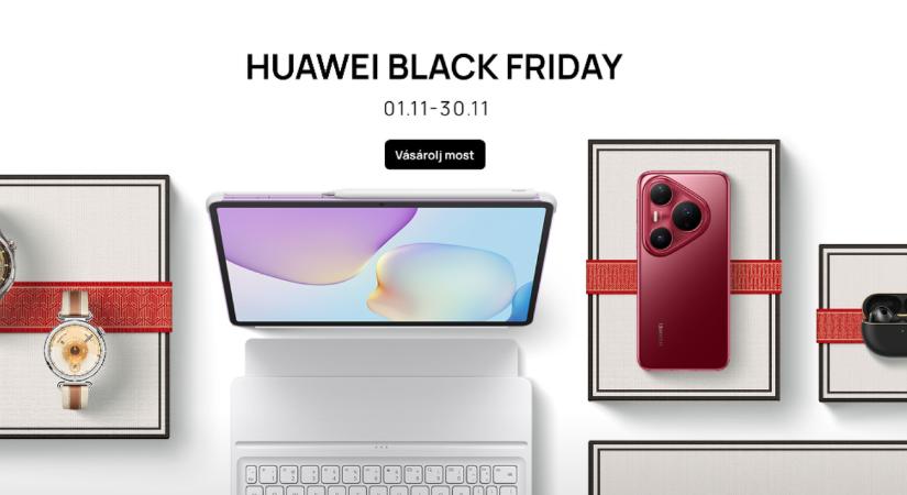 Akciófigyelő: Huawei Black Friday akciók a tudatos életvitel jegyében