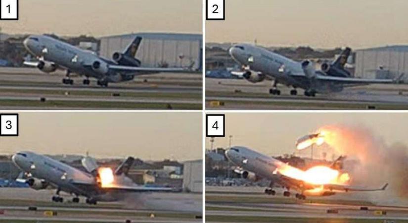 Anyagfáradás jeleit fedezték fel a lezuhant MD-11F hajtóművét tartó elemeken