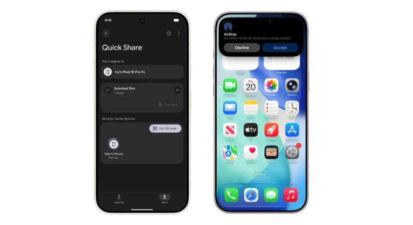 Kompatibilis lett az Android Quick Share és az Apple AirDrop