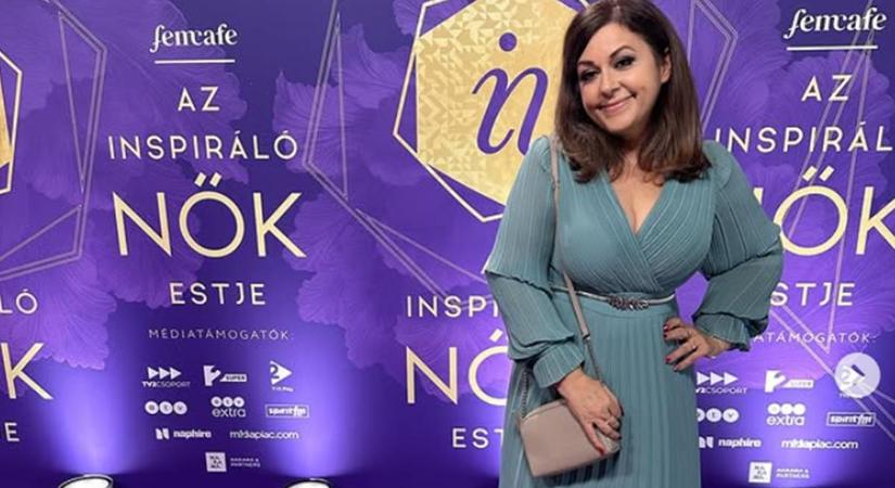 Az 56 éves Erdélyi Mónika az esti gála szépe volt