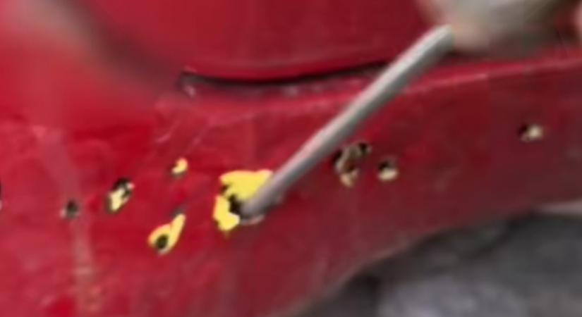 Elakadt a magyar szerelő szava, amikor beleszúrta a csavarhúzót az autóba