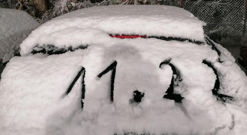 Eső, havas eső és havazás érkezik a Bakonyba