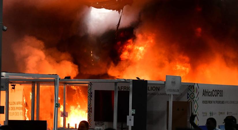 Tűz ütött ki a brazíliai klímacsúcson, meg kellett szakítani a tárgyalásokat