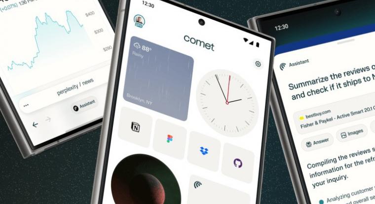 Androidra is megérkezett a Perplextiy Comet böngészője