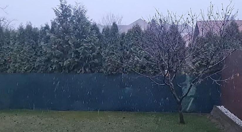 Havazik Kőszegen, havas eső hull Szombathelyen - így robbant be az igazi tél Vasba - videó