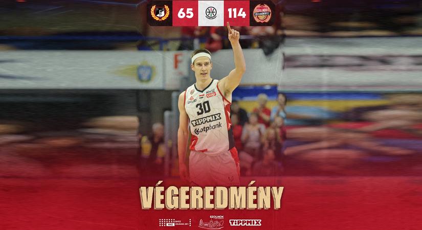 Férfi kosárlabda NB I – Debrecenben is megőrizte hibátlan mérlegét a címvédő Szolnok