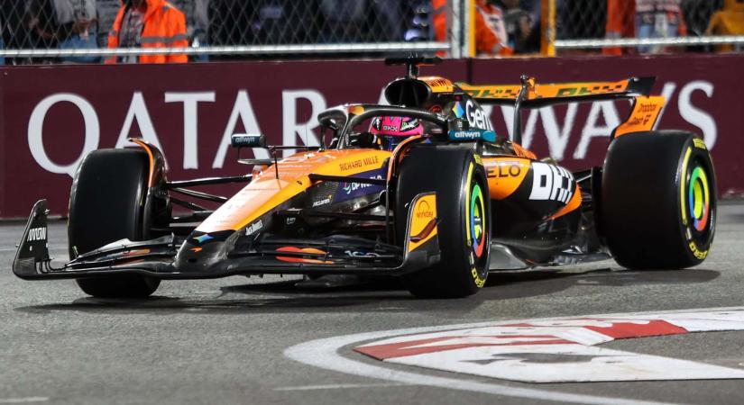 Piastri: „Két kör után nehéz megmondani, hol tartunk” – javult a McLaren, de kevés az adat Vegasban