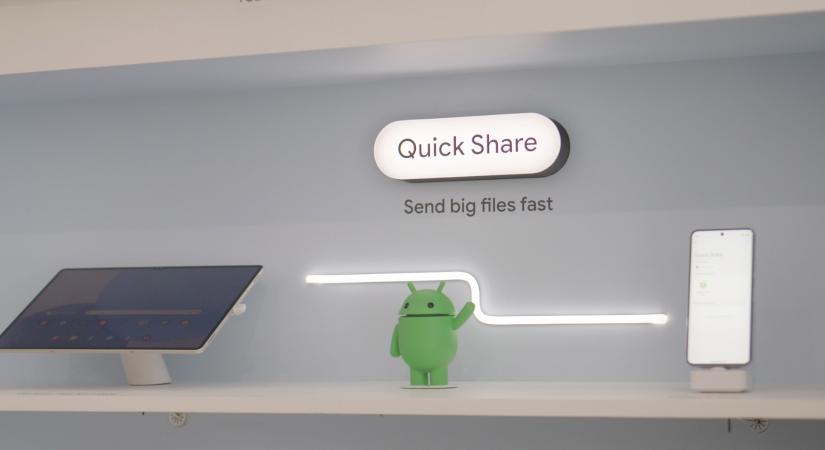 Mostantól iPhone-okkal is működik a Google Quick Share, de nem mindenkinek