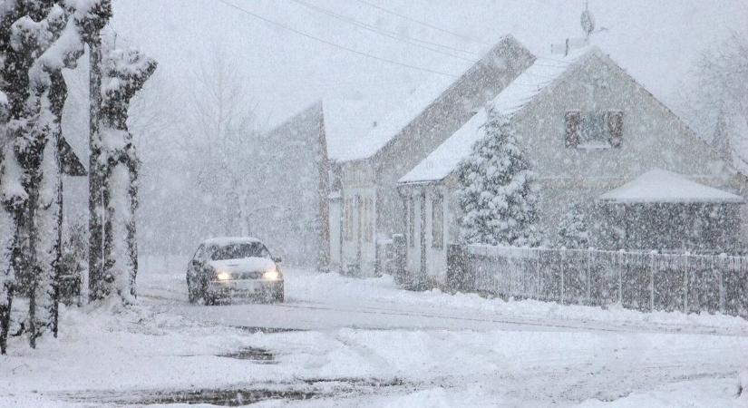 Ennyi hó érkezhet hétvégén: hótérképünk megmutatja