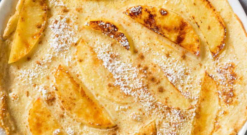 Mennyei almás óriáspalacsinta: fahéjtól illatos
