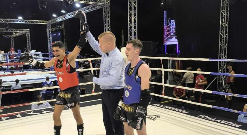 Polócz Patrik bemutatkozott a muaythai Európa-bajnokságon