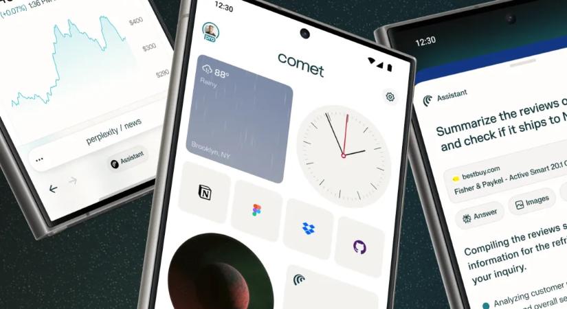 Androidra is elérhető a Comet AI-böngésző