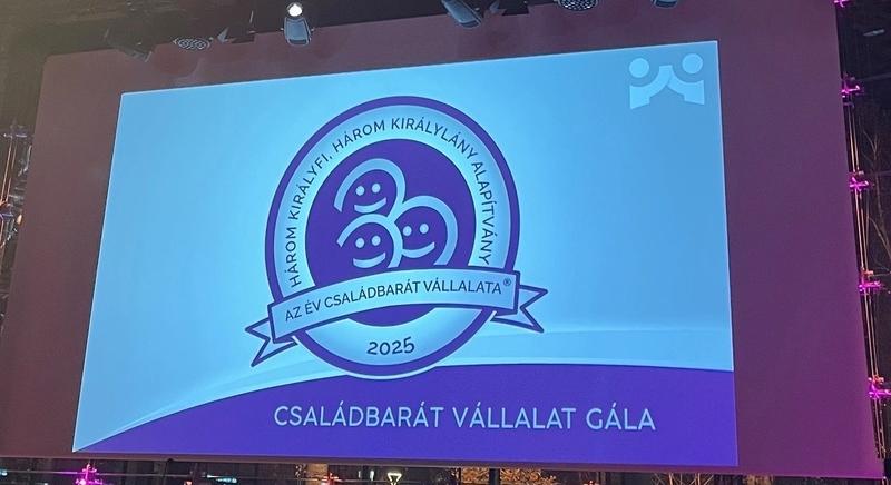 Az AGORA Savaria másodszor is elnyerte a „Családbarát Vállalat” díjat