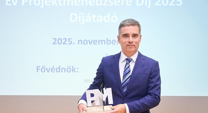 Bándy Ádám az év projektmenedzsere