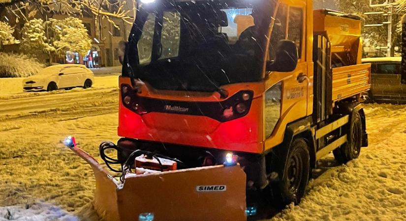 Komárom felkészült a havazásra