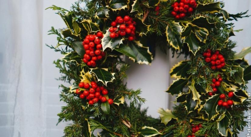 Természetes adventi dekoráció a kertből egyszerűen