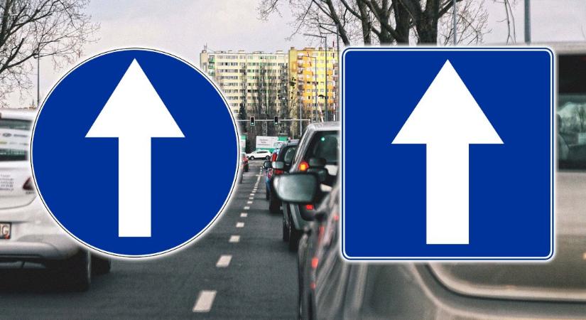 Átverheti a figyelmetlen magyar autóst ez a két hasonló KRESZ-tábla