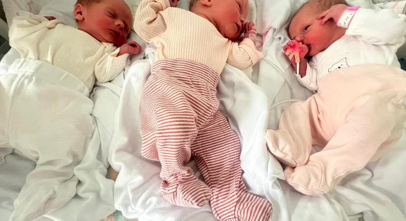 Hármas ikrek születtek a csíkszeredai kórházban