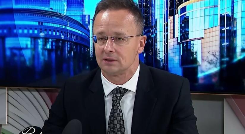 Szijjártó Péter sajtótájékoztatót tart Brüsszelben  videó