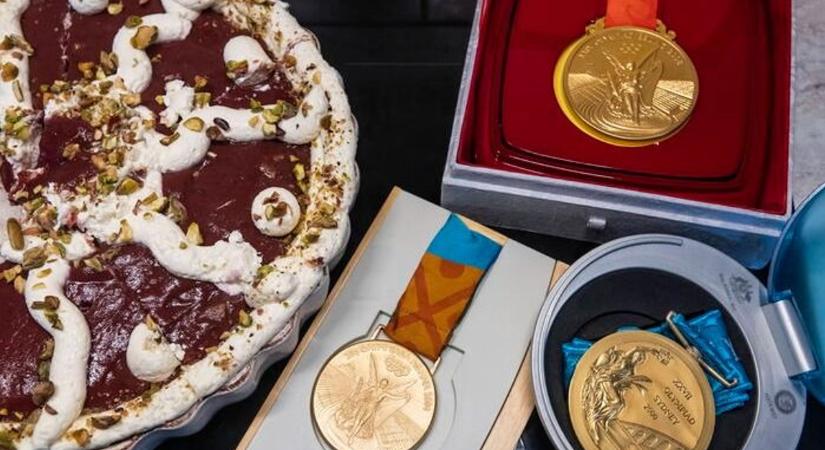 Biros-torta: Piros-fehér-zöld lisztmentes desszert az olimpiai bajnoknak - recept