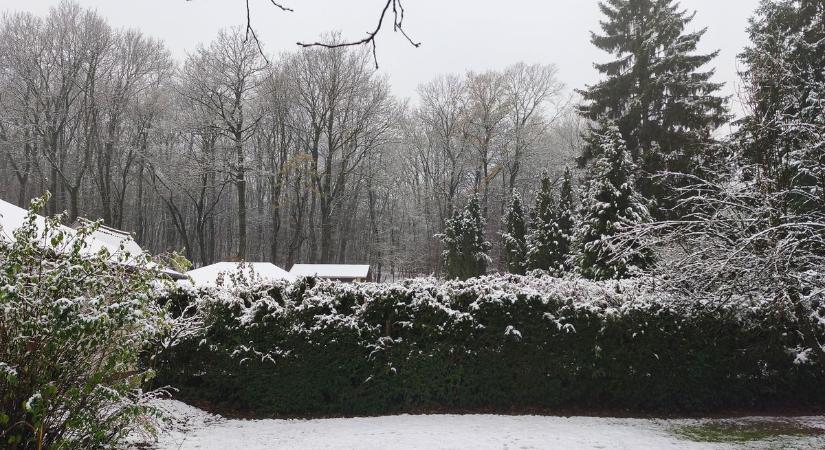 Sokan nem hittek a szemüknek: így varázsolta fehérré a tájat az első hó  fotó, videó