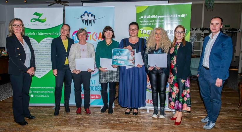 „A jövő zöld generációjáért” díjat kapott a vásárhelyi Bozókiné Szabó Ildikó