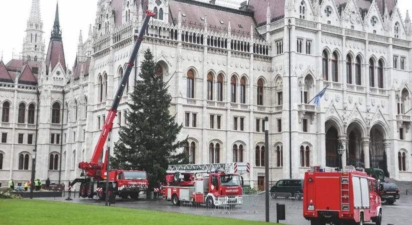 Ekkor érkezik az ország karácsonyfája az Országház elé