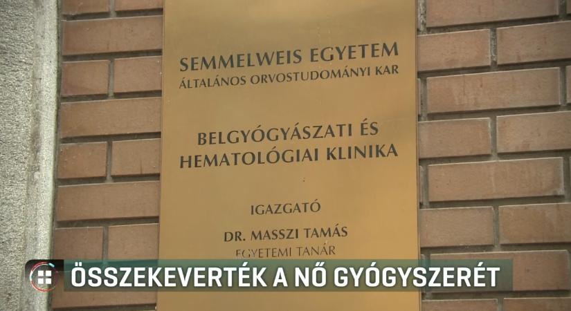 Összekeverték a gyógyszerét, öntudatlan állapotba került egy asszony a SOTE belgyógyászatán
